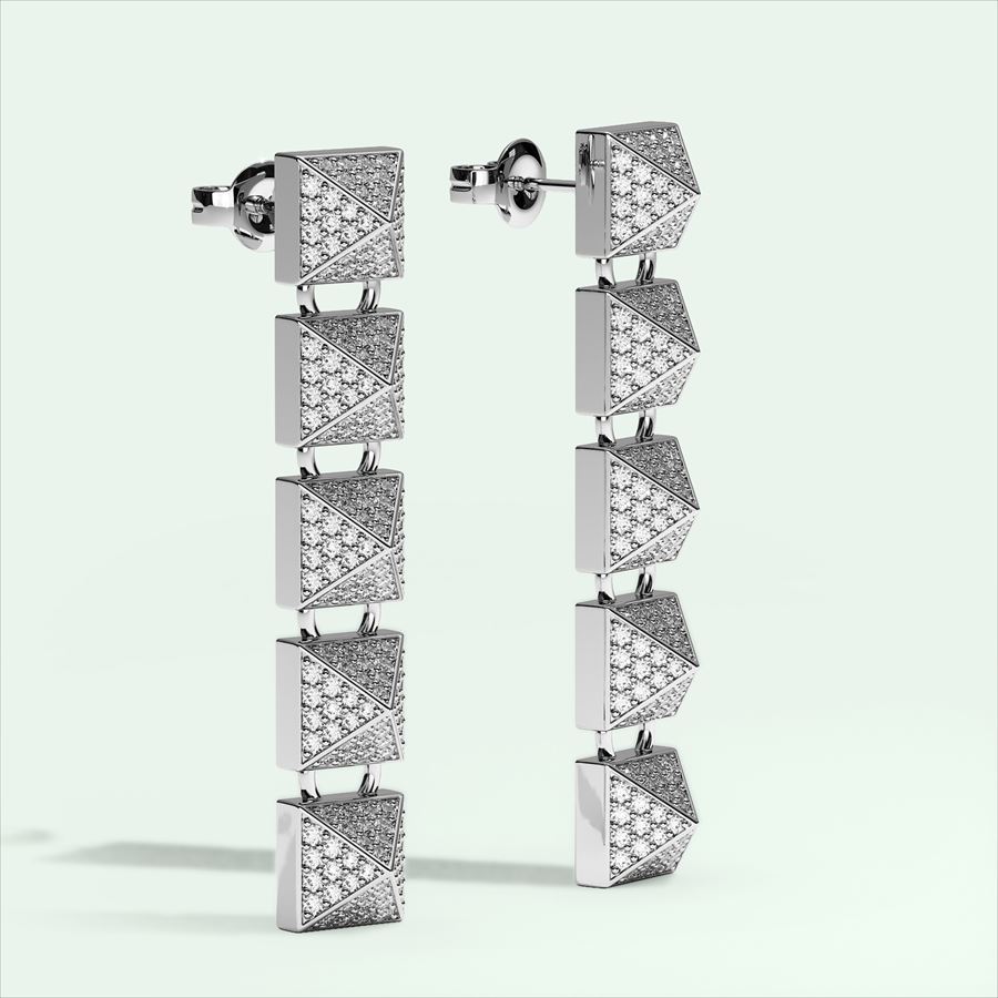 Nubia us a contemporary cross fertilized jewelry family that was inspired by ancient architecture from North Africa